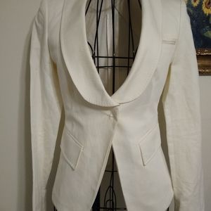 Pinko off white fitted blazer xs